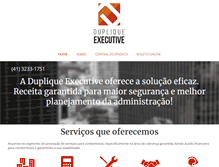 Tablet Screenshot of dupliqueexecutive.com.br
